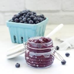 Blueberry Rhubarb Chia Jam | Craving Something Healthy