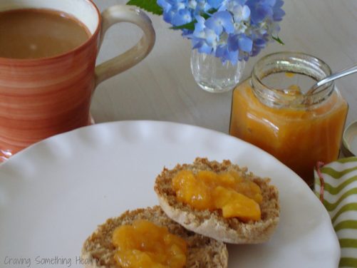 Peach Jam with Lavender and Honey|Craving Something Health