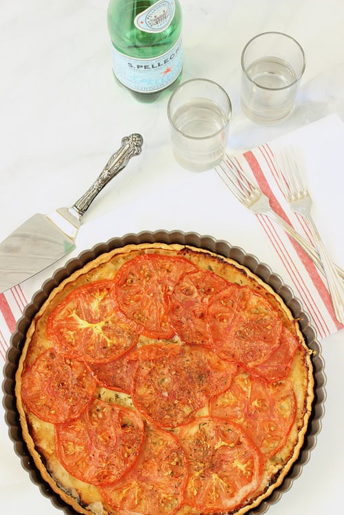 Summer Roasted Tomato Tart | Craving Something Healthy