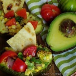 Grilled Stuffed Avocado Salads|Craving Something Healthy