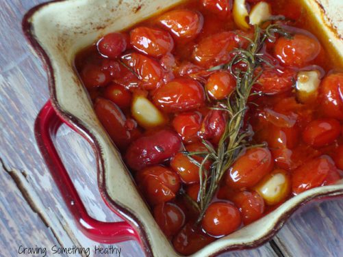 Roasted Tomatoes with Garlic and Herbs