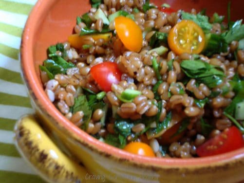 Tabbouleh with Wheat Berries and Herbs