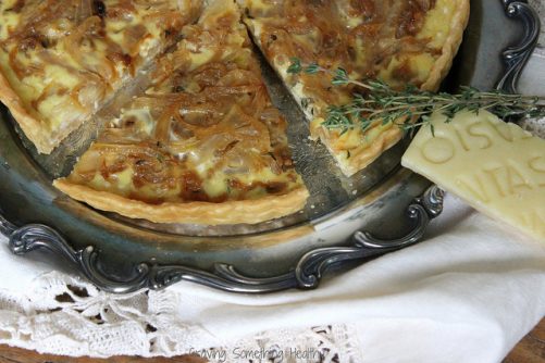 Sweet Onion Tart with Montasio |Craving Something Healthy