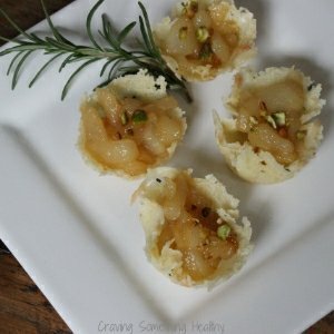 Pear and Montasio Tartlets