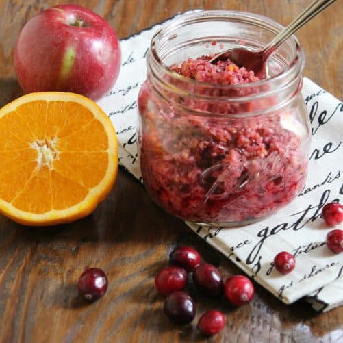 Chopped Cranberry Relish|Craving Something Healthy