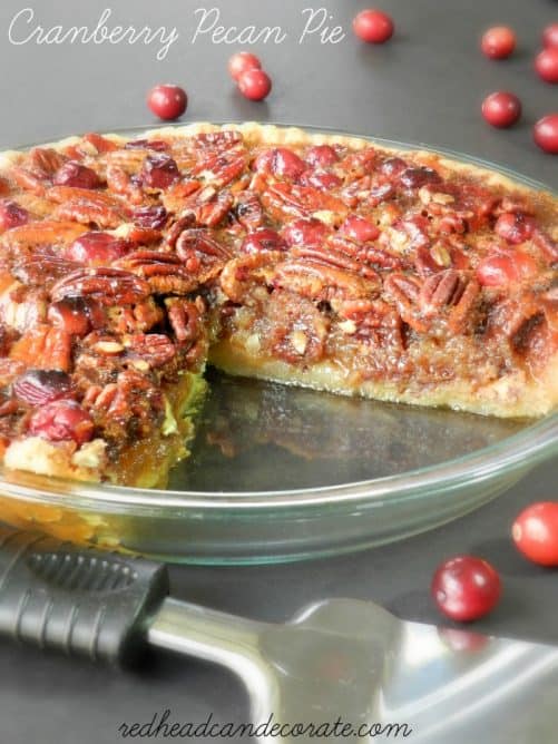 Cranberry Pecan Pie|Redhead Can Decorate