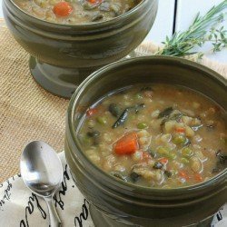 Bean and Barley Vegetable Soup|Craving Something Healthy
