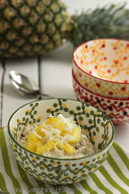 Pina Colada Overnight Oats|Craving Something Healthy