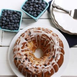 Wild Blueberry Lemon Cream Cheese Poundcake|Craving Something Healthy