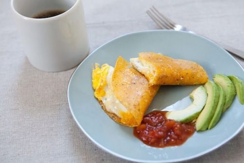 Super Simple Single Serving Breakfast Quesadilla|Food 52