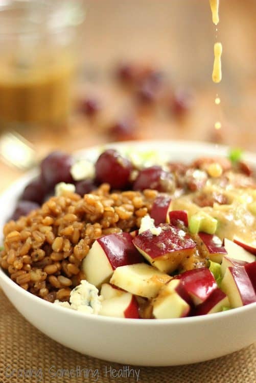 Wheat Berry Waldorf Salad|Craving Something Healthy