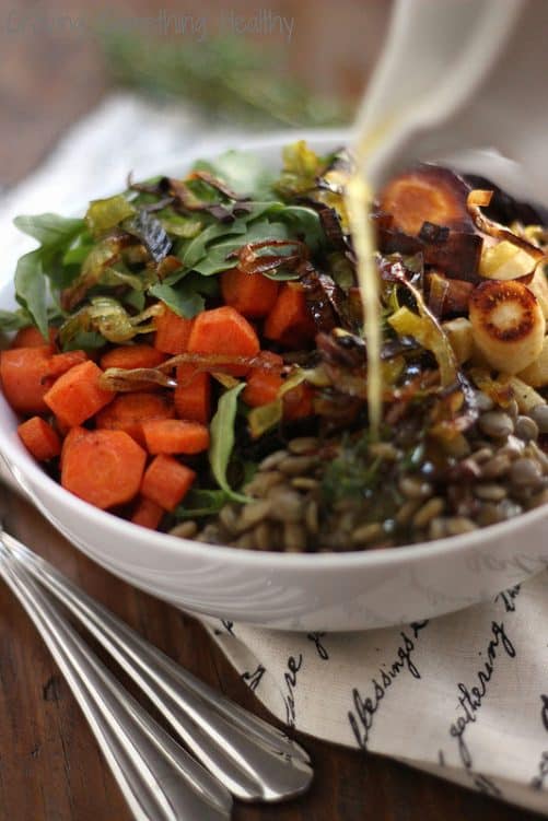 Warm Lentil Salad|Craving Something Healthy