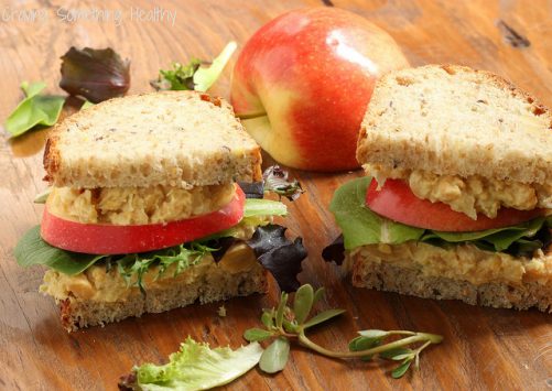 Curried Chickpea Salad Sandwiches|Craving Something Healthy
