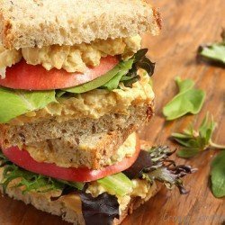 Curried Chickpea Salad Sandwiches|Craving Something Healthy