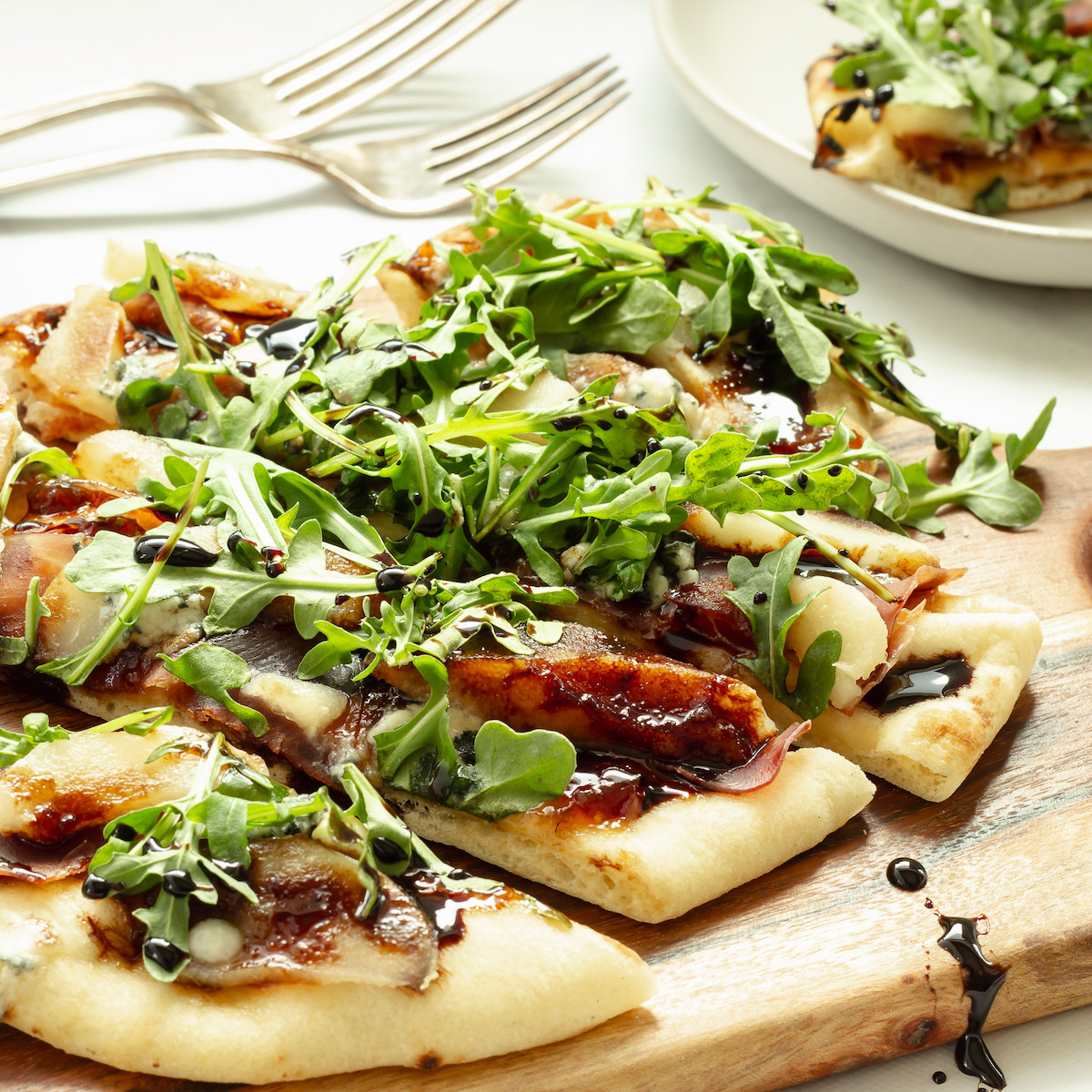 Sweet and Savory Pear Pizza