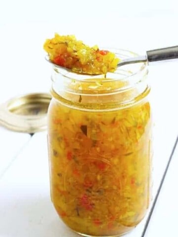 Sweet 'n Spicy Zucchini Relish|Craving Something Healthy