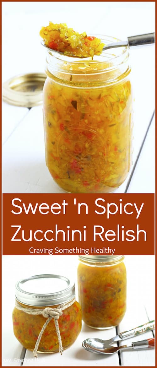 Sweet Spicy Zucchini Relish