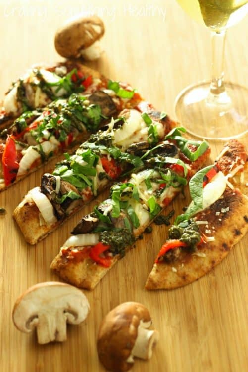 Grilled Vegetable Flatbread Pizza|Craving Something Healthy