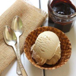 Kahlua Coconut Ice Cream with Mexican Hot Fudge Sauce|Craving Something Healthy