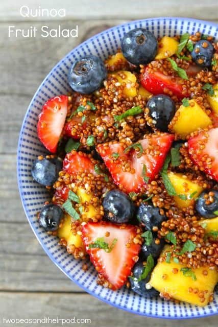 Quinoa Fruit Salad|Two Peas and Their Pod