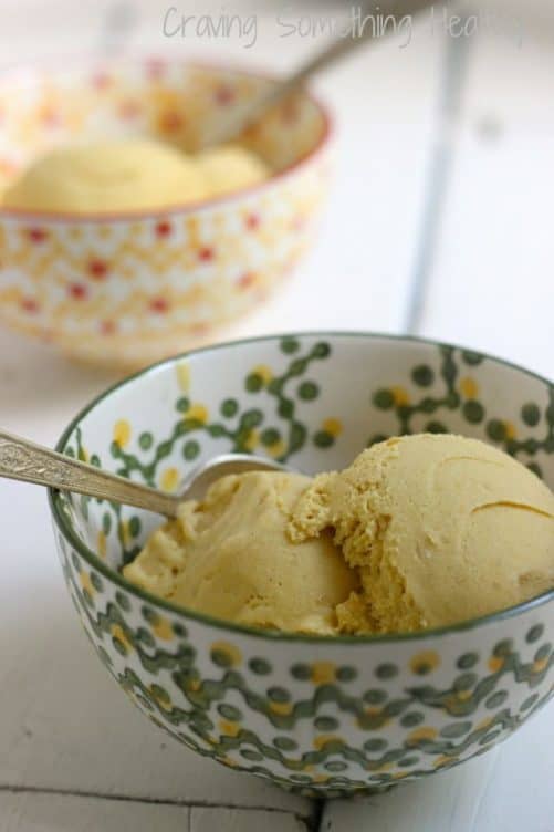 Skinny Mango Chai Ice Cream|Craving Something Healthy