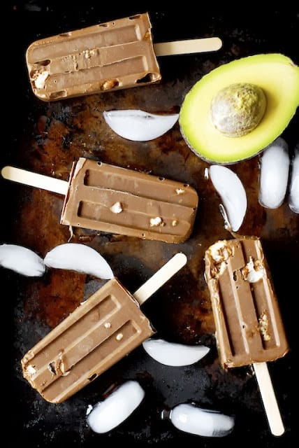 Toasted Marshmallow Chocolate Popsicles