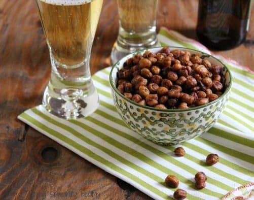 Spicy Southwest Roasted Chickpeas|Craving Something Healthy