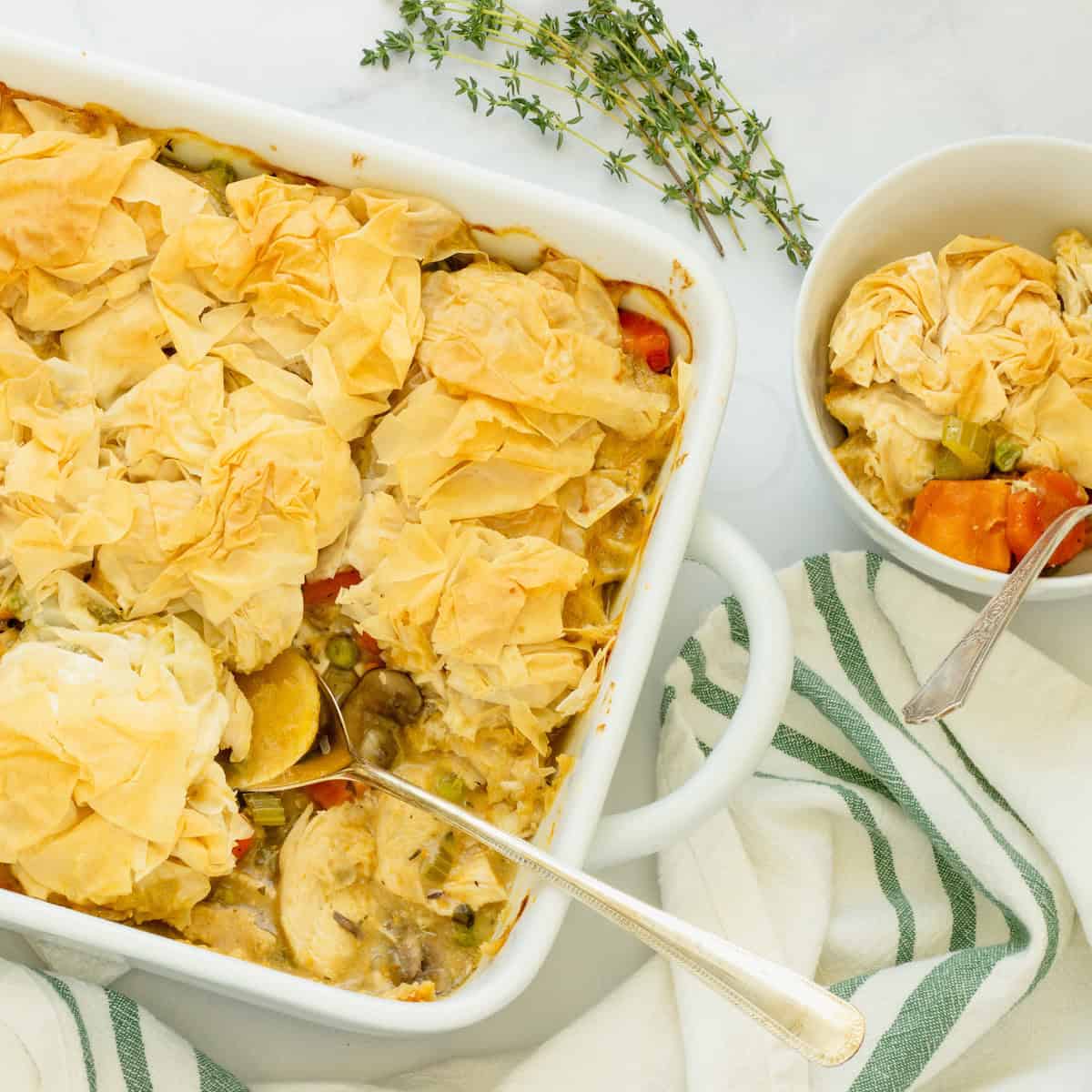 Chicken Pot Pie Casserole