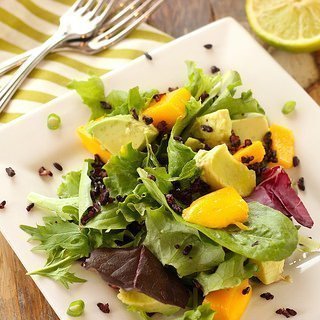 Mango, Avocado and Forbidden Rice Salad {Meatless Monday}