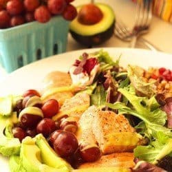 Heart Smart Grilled Salmon Salad|Craving Something Healthy