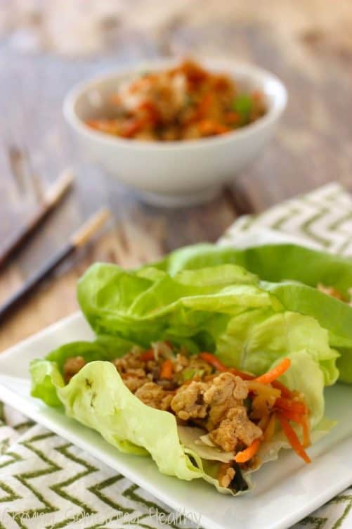 Chicken Lettuce Wraps {30-Minute Meal!} - FeelGoodFoodie