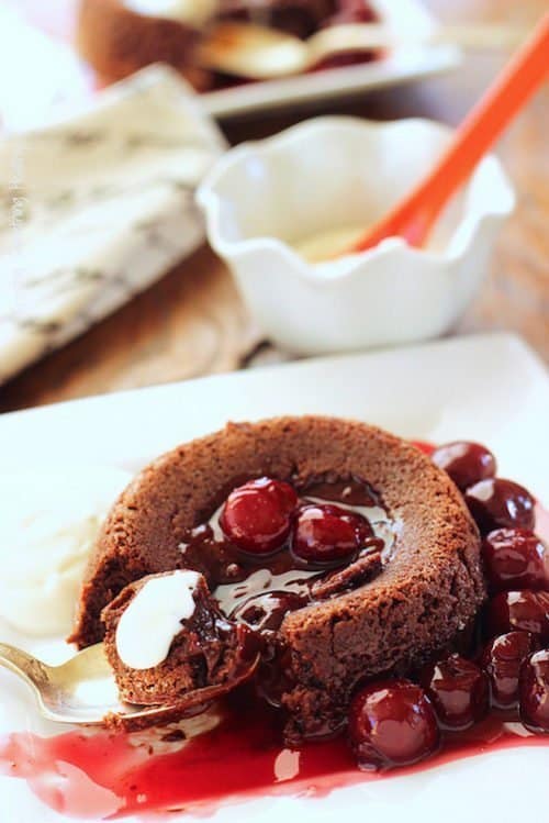 Black Forest Molten Chocolate Lava Cake|Craving Something Healthy