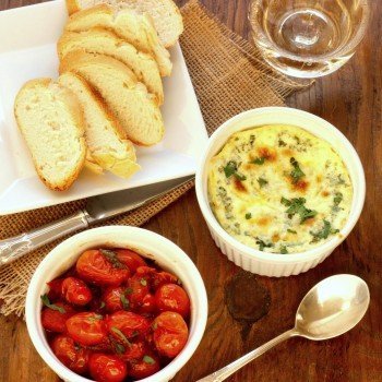 Baked Ricotta with Caramelized Tomatoes