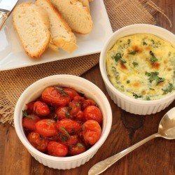 Baked Ricotta with Caramelized Tomatoes