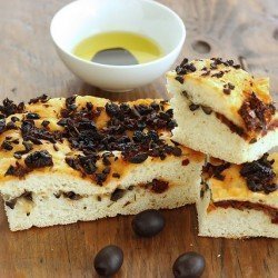 Black Olive and Sun Dried Tomato Focaccia|Craving Something Healthy