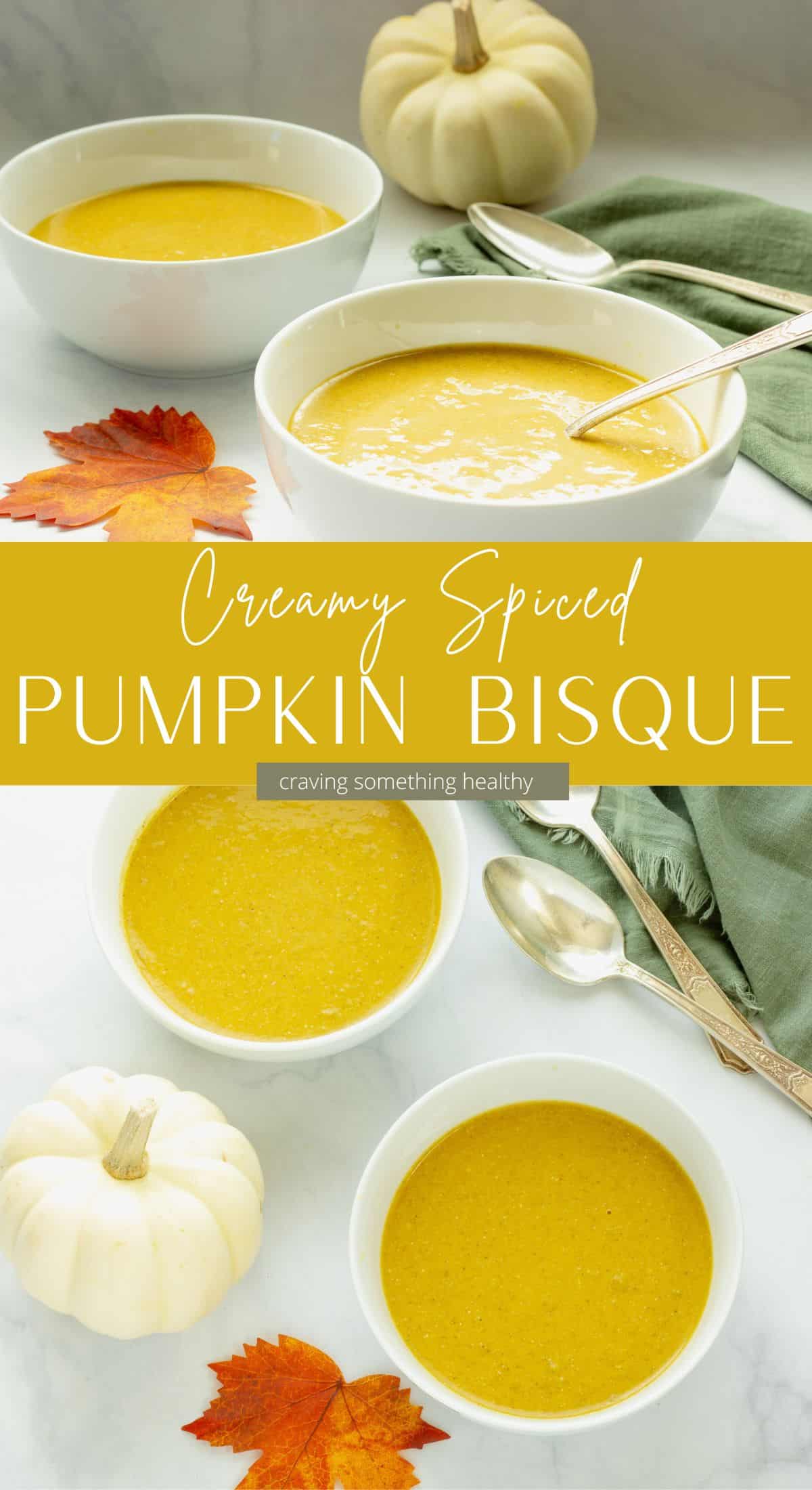 Spiced Pumpkin Bisque | Craving Something Healthy