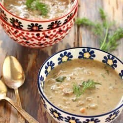 Polish Mushroom Soup with Barley|Craving Something Healthy