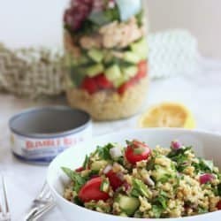 Tuna & Freekeh Tabouli Salad|Craving Something Healthy