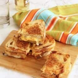 Grilled Cheddar, Brie and Apple Sandwiches|Craving Something Healthy