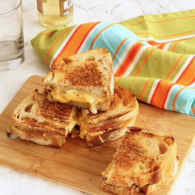 Grilled Cheddar, Brie and Apple Sandwiches|Craving Something Healthy