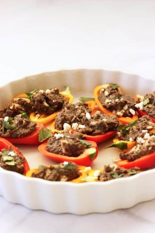 Southwest Stuffed Mini Sweet Peppers|Craving Something Healthy