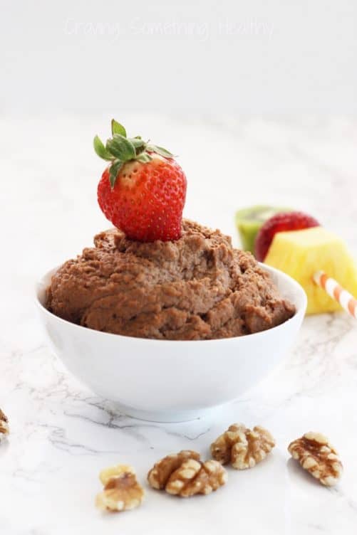 Chocolate Walnut Hummus|Craving Something Healthy