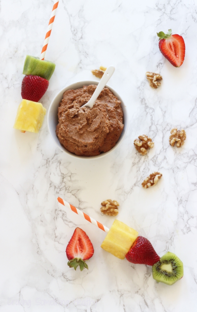 Chocolate Walnut Hummus|Craving Something Healthy