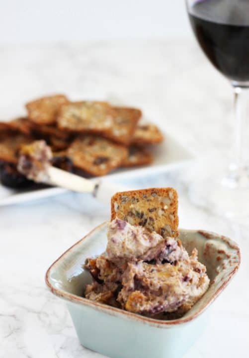 Roasted Fig, Blue Cheese & Walnut Spread|Craving Something Healthy