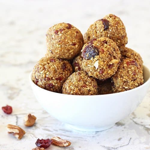 Cranberry Pumpkin Spice Energy Bites – (from my new kitchen!)