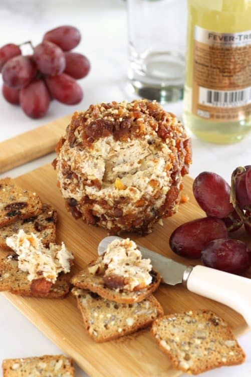 Apricot Pecan Goat Cheese Ball|Craving Something Healthy