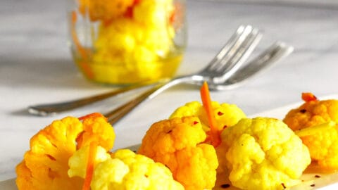 Spicy Pickled Cauliflower