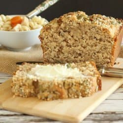 3-Seed Whole Grain & Kefir Quick Bread |Craving Something Healthy