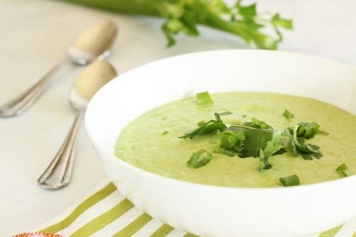 Cool Cucumber Celery and Avocado Soup|Craving Something Healthy