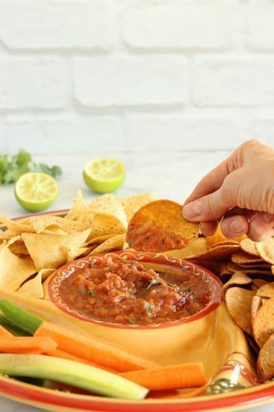Sheet Pan Restaurant-Style Salsa|Craving Something Healthy